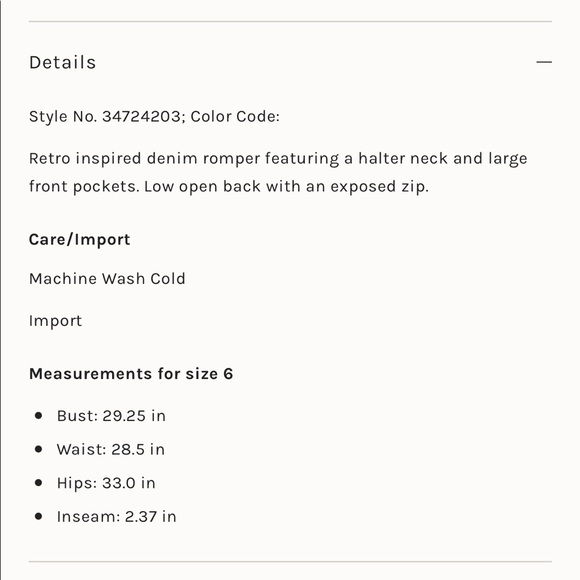 Free People blue denim halter romper overalls - Picture 16 of 16